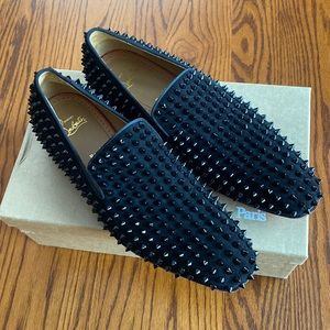 Christian Louboutin dandelion spikes loafer. Size 42.5.